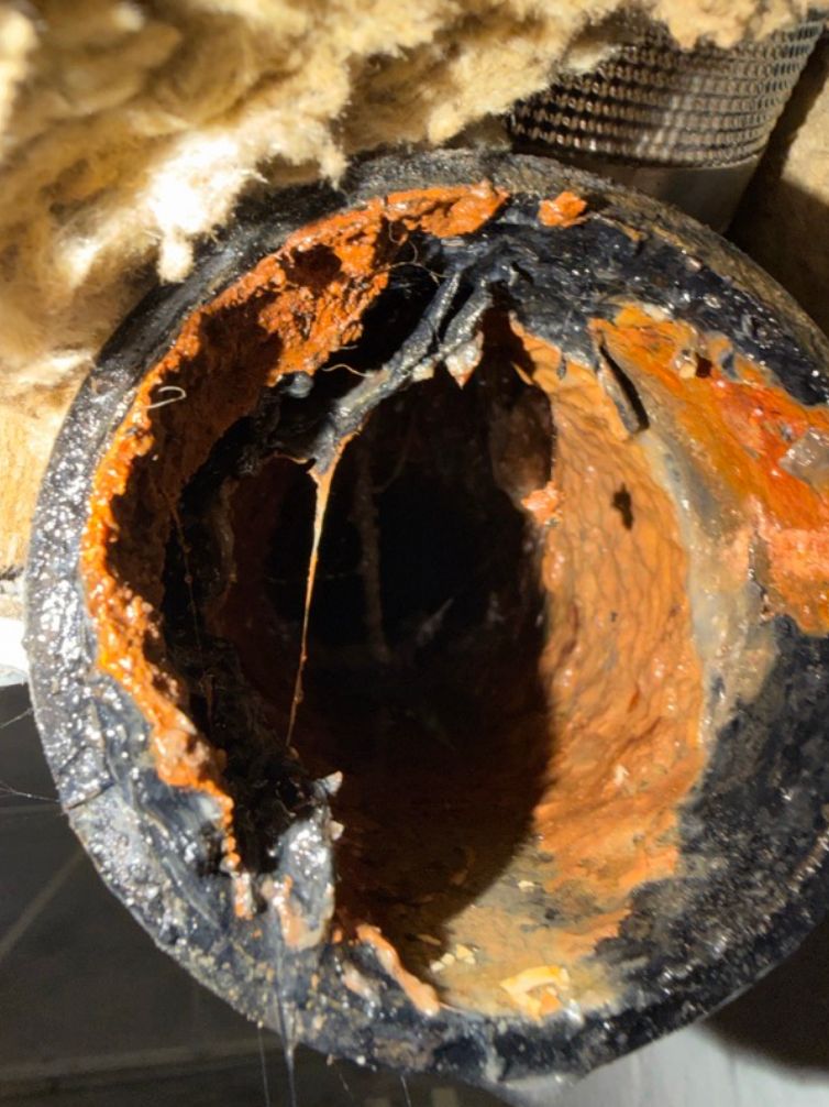 Richmond condo drain line grease buildup before hydro jetting