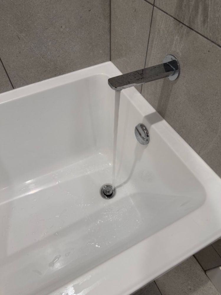North vancouver bathtub draining clean after drain snaked